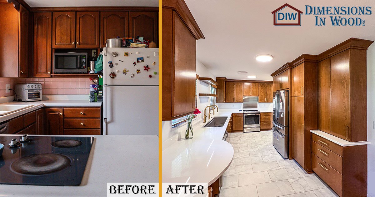 Luxury Kitchen Remodel Galley Workstation Gold Taps Quartz Countertops Stainless Steel Sink Custom Cabinets Renovation Columbia MO Missouri