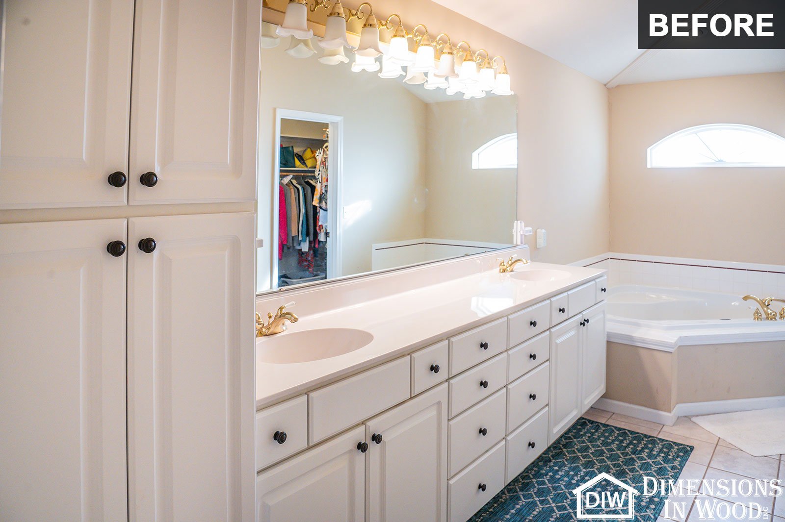 Luxury Bathroom Remodel 5 Before Wet Room Spa Free Standing Tub Shower Walk In Closet Columbia MO Missouri
