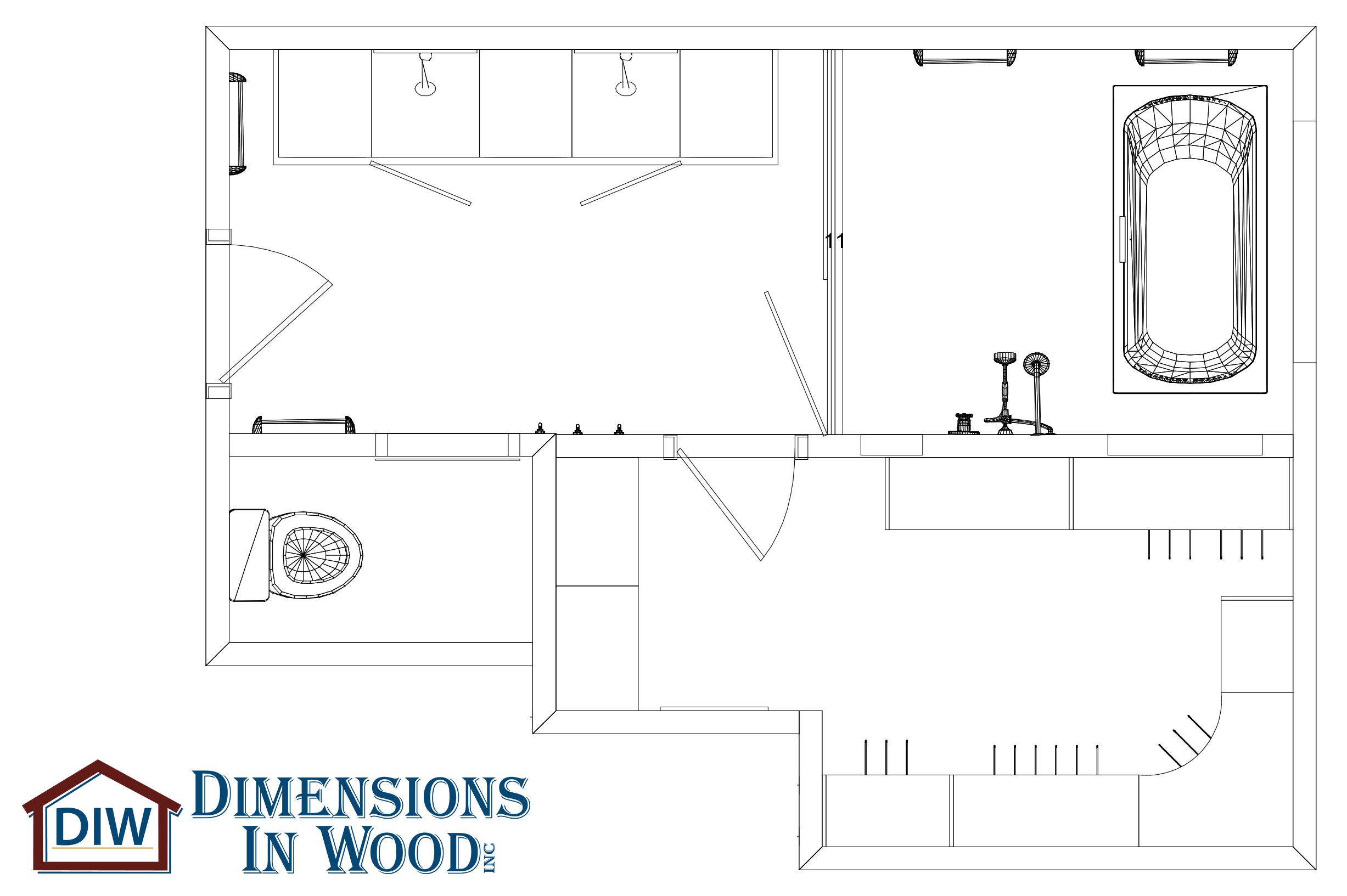 Master Bathroom Spa Suite Wetroom Wet Room Bathrooms Renovation Free Standing Tub Walk In Shower Remodeling Columbia Missouri Layout