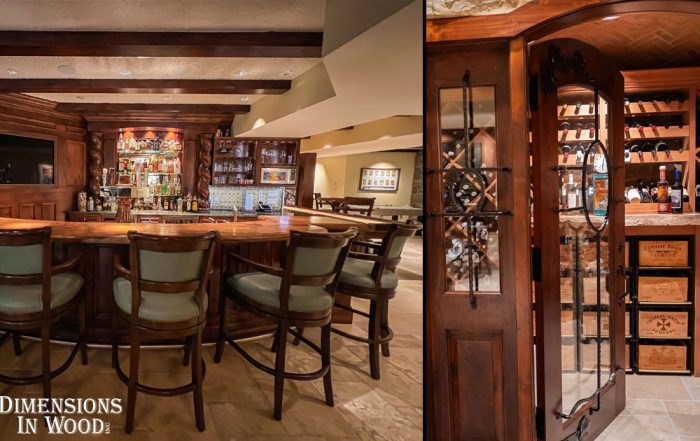 Luxury Custom Bar and Wine Room Luxurious Home Remodel and High-End Renovation in Columbia MO Missouri